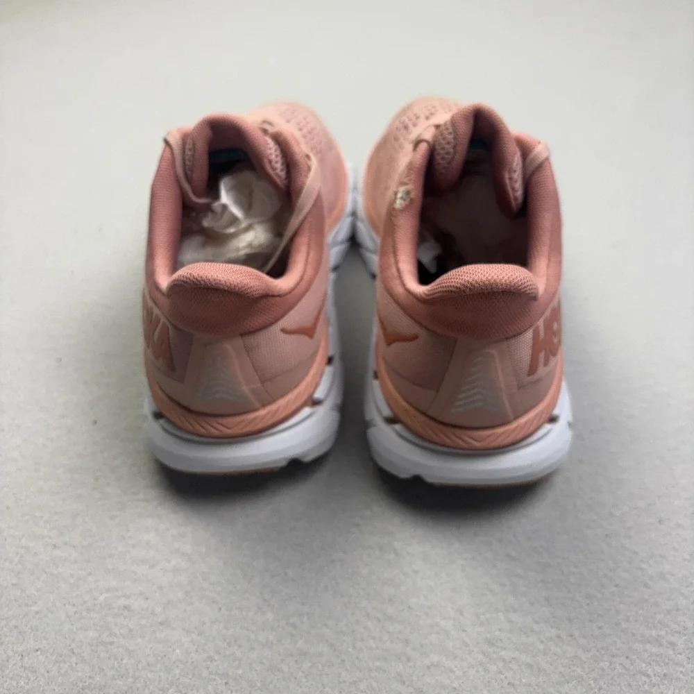 Hoka One One Clifton 7 Shoes Womens Size 8.5 Pink Running Sneakers 1110509 MRCB